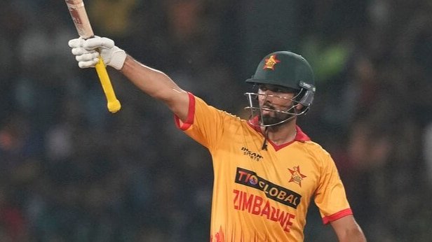 Sikandar Raza sets world record with 5th consecutive T20I fifty