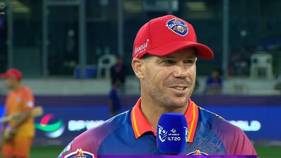 Dubai Capitals captain David Warner fails on ILT20 debut