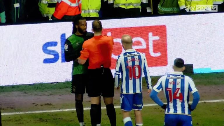 Coventry’s Palmer upset by alleged racist gesture from fan