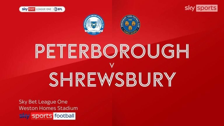 Peterborough United 2-1 Shrewsbury Town | League One highlights | Video | Watch TV Show | Sky Sports