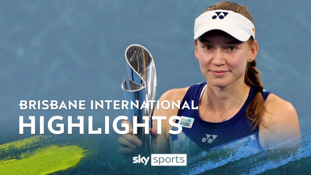 Highlights: Elana Rybakina cruises to Brisbane title against Aryna Sabalenka