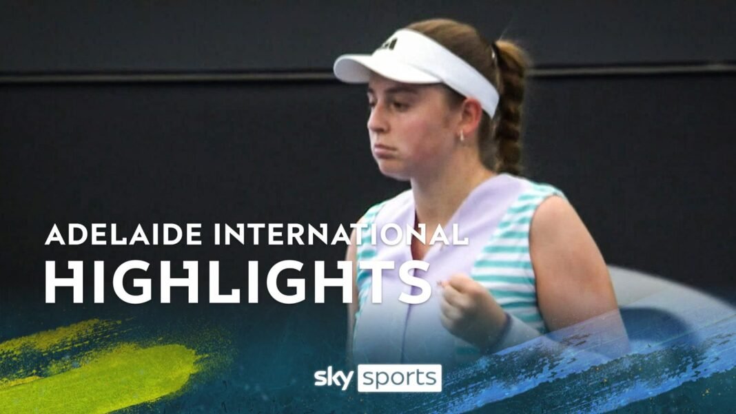 Sixth seed Jelena Ostapenko secures Adelaide final spot