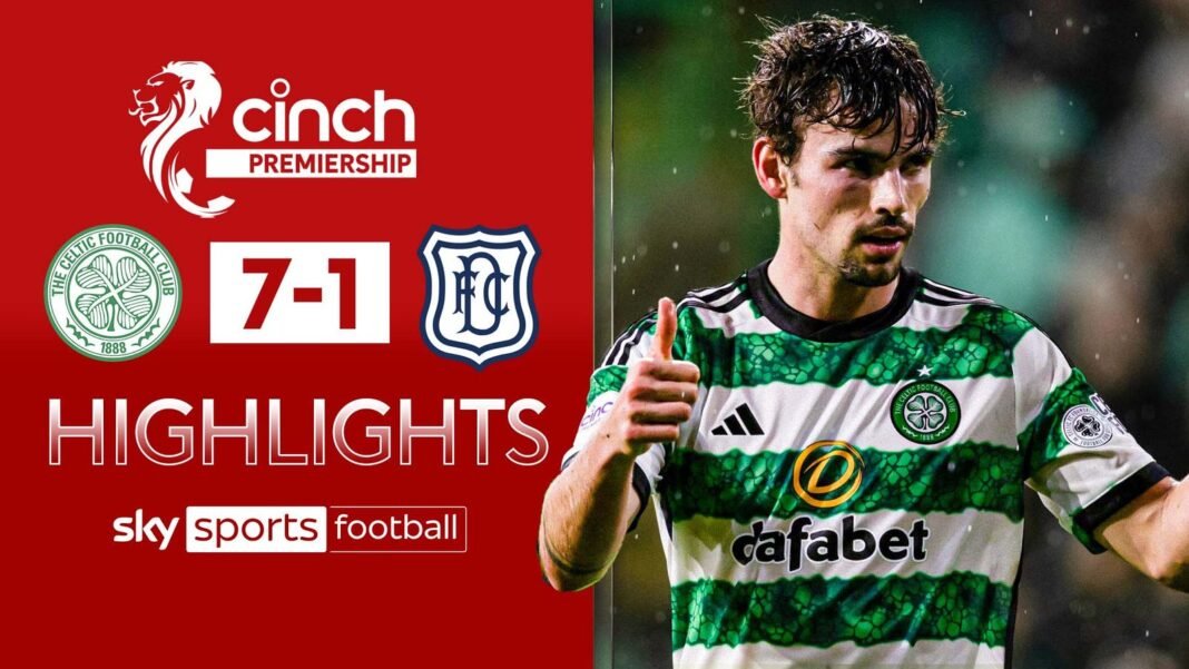Celtic 7-1 Dundee | Scottish Premiership highlights | Football News | Sky Sports