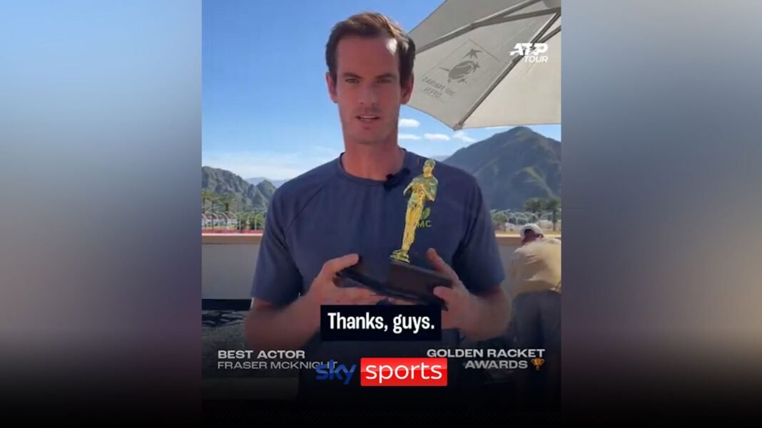 Andy Murray wins Best Actor at the Golden Racket Awards! | Tennis News | Sky Sports