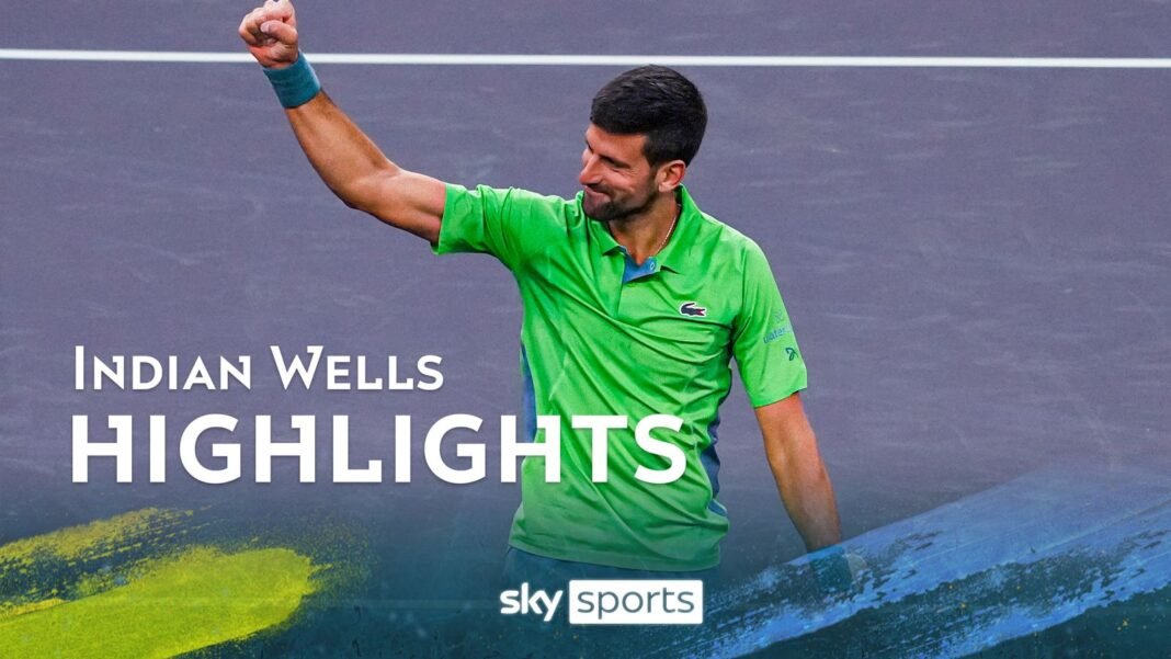 Novak Djokovic vs Aleksandar Vukic | Indian Wells highlights | Tennis News | Sky Sports