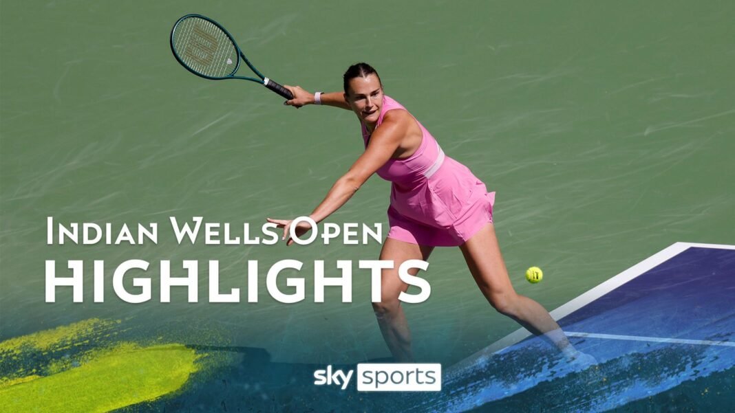 Aryna Sabalenka sees off Emma Raducanu in straight sets at Indian Wells | Tennis News | Sky Sports