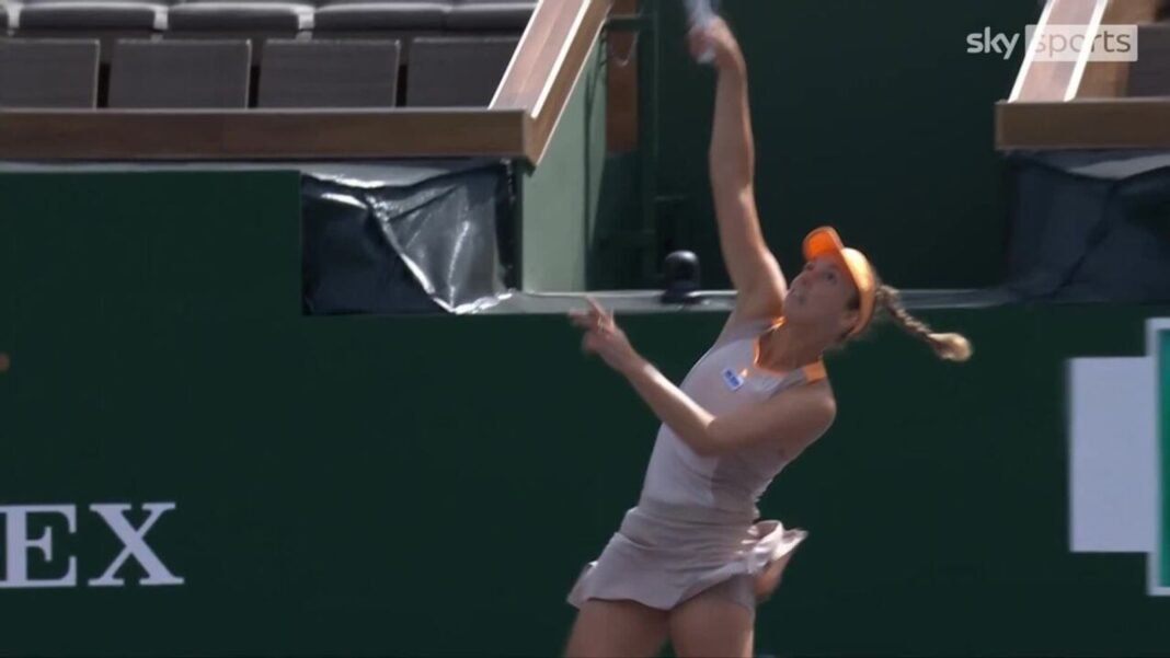 Elise Mertens pulls one back | ‘She got there in the end!’ | Tennis News | Sky Sports