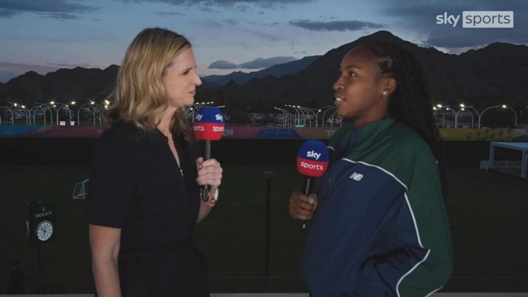 Coco Gauff: I need to work on my serving, but my game is improving | Tennis News | Sky Sports