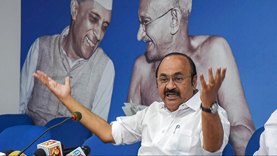 Congress’s Satheesan accuses Kerala Chief Minister of ‘creating space’ for BJP