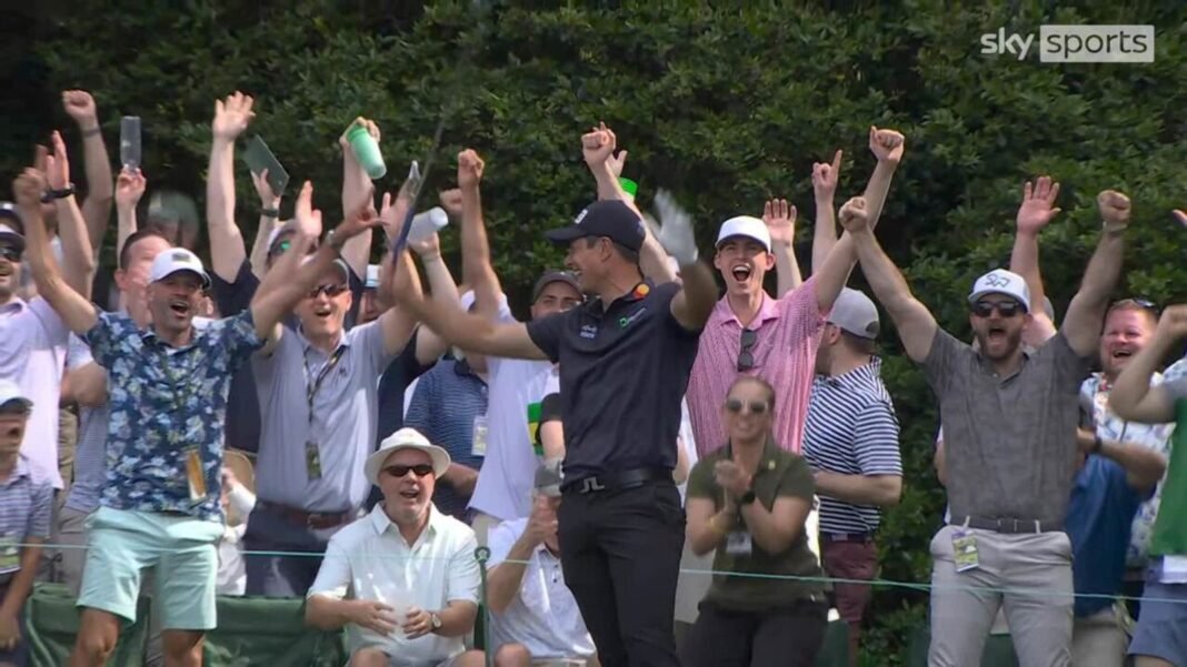 Viktor Hovland hits hole-in-one at ace packed Augusta! | Golf News | Sky Sports