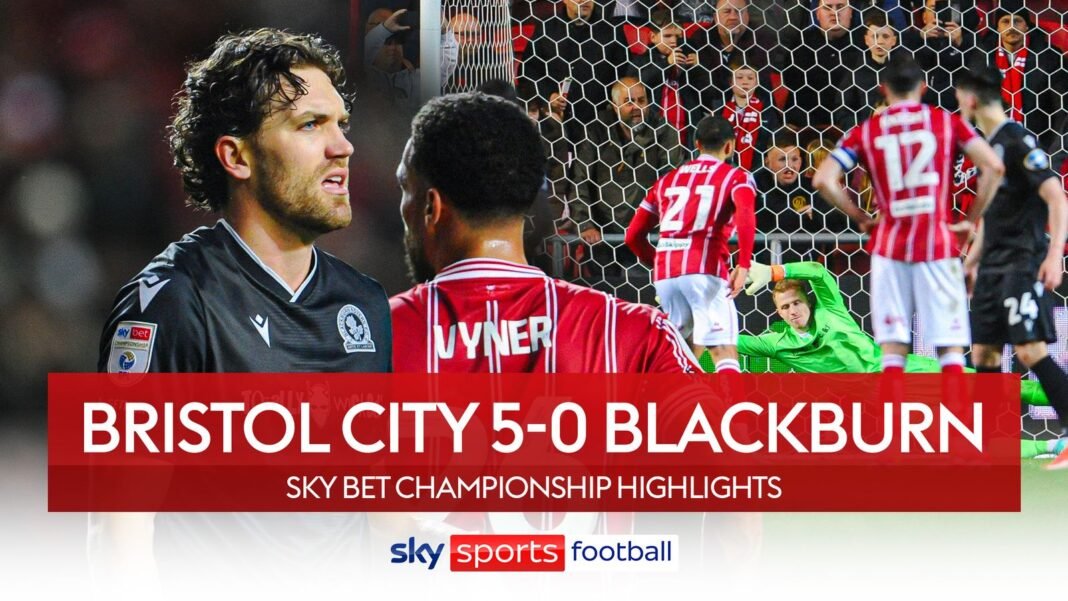 Bristol City 5-0 Blackburn Rovers | Championship highlights | Football News | Sky Sports