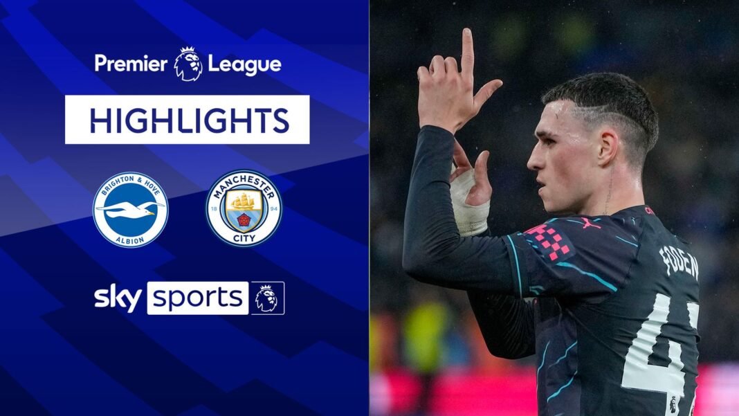 Brighton 0-4 Manchester City | Premier League highlights | Football News | Sky Sports
