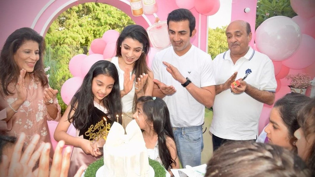 Gautam Gambhir celebrates daughter’s birthday