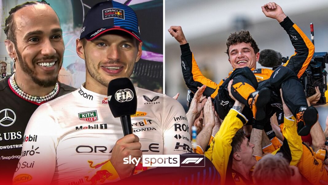 Drivers congratulate Lando Norris on first Grand Prix win | F1 News | Sky Sports