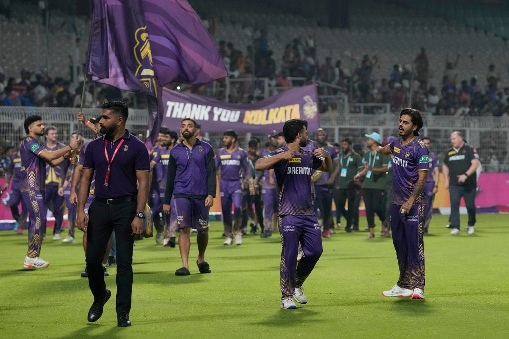 KKR’s lap of honour at Eden Gardens