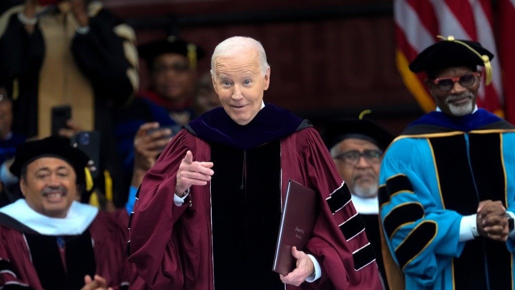 Biden at college graduation in Atlanta: ‘I hear voices of protest over Gaza war’