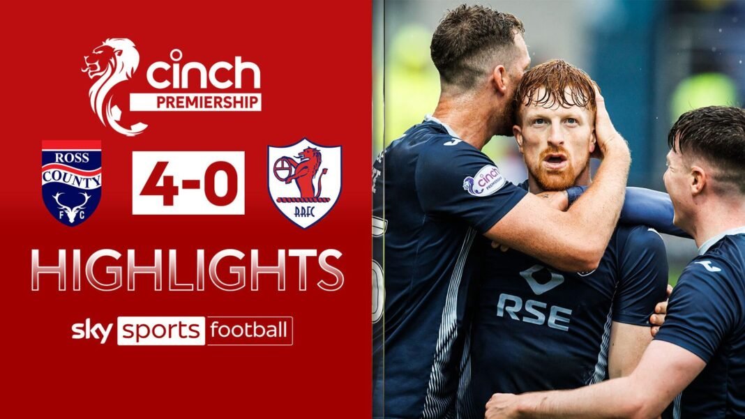 Ross County 4-0 Raith Rovers (6-1) | SPFL play-off second-leg highlights | Football News | Sky Sports