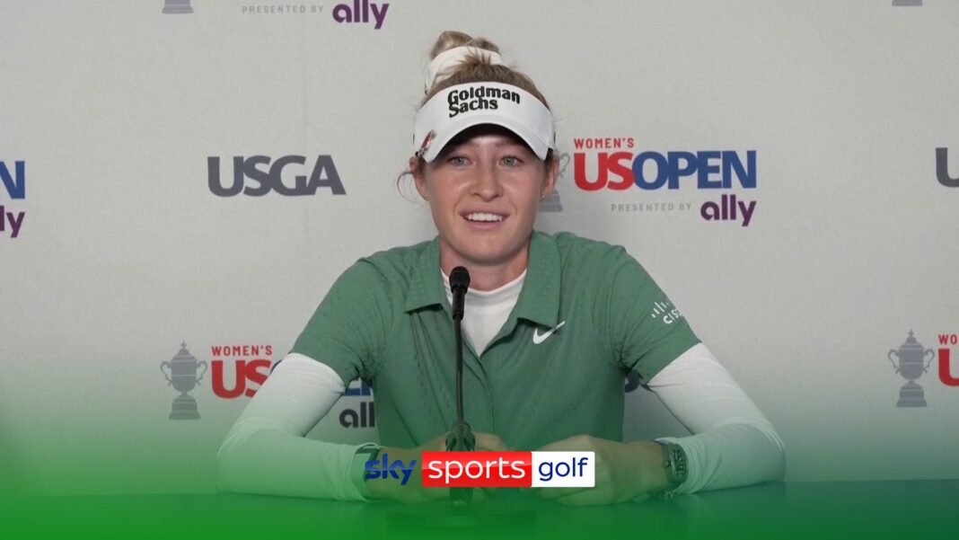 Nelly Korda reacts to poor start at Women’s US Open | ‘It’s kinda tough out here’ | Golf News | Sky Sports