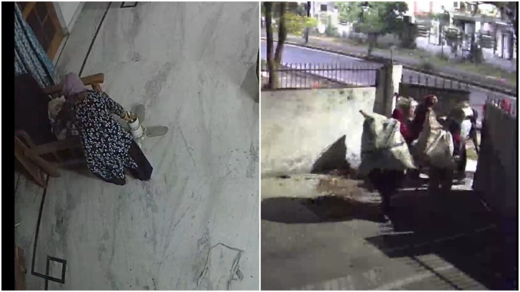 Caught on CCTV: Women steal cash, jewellery from Lucknow home, walk out with bags