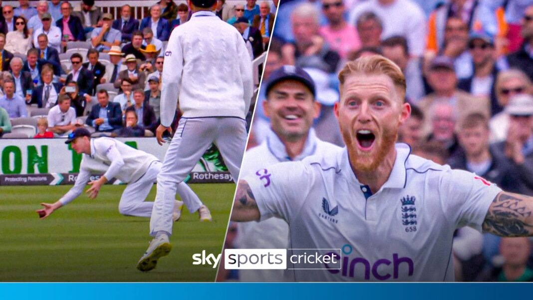 Harry Brook takes STUNNING one-handed catch! | Cricket News | Sky Sports