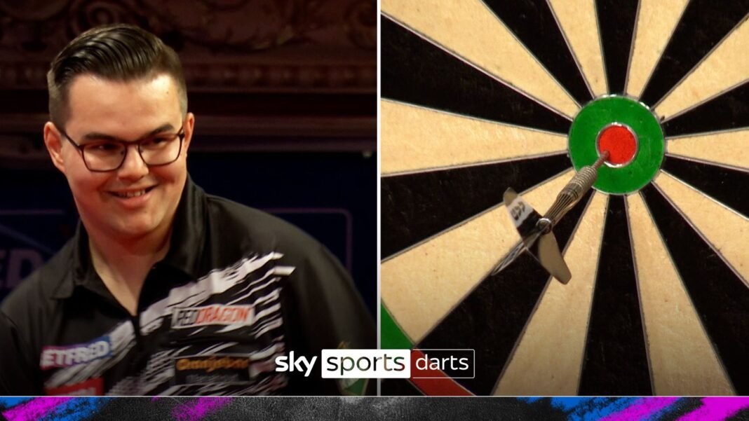 The matador! Gian van Veen tames the bull finish FOUR times against Cross | Darts News | Sky Sports