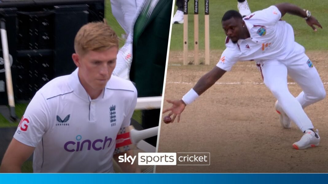 ‘What a way to get out’ | Zak Crawley run out backing up by Jayden Seales | Cricket News | Sky Sports