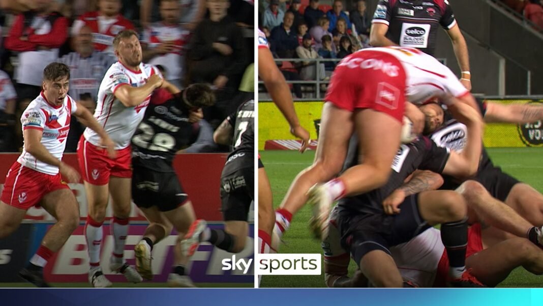 St Helens against Salfords sees three sin bins in 13 seconds! | Rugby League News | Sky Sports