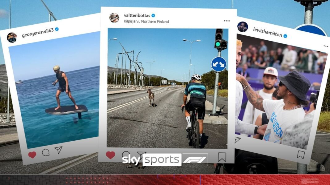 Riding with reindeer, Olympics and puppies! | Formula 1 drivers on holiday! | F1 News | Sky Sports