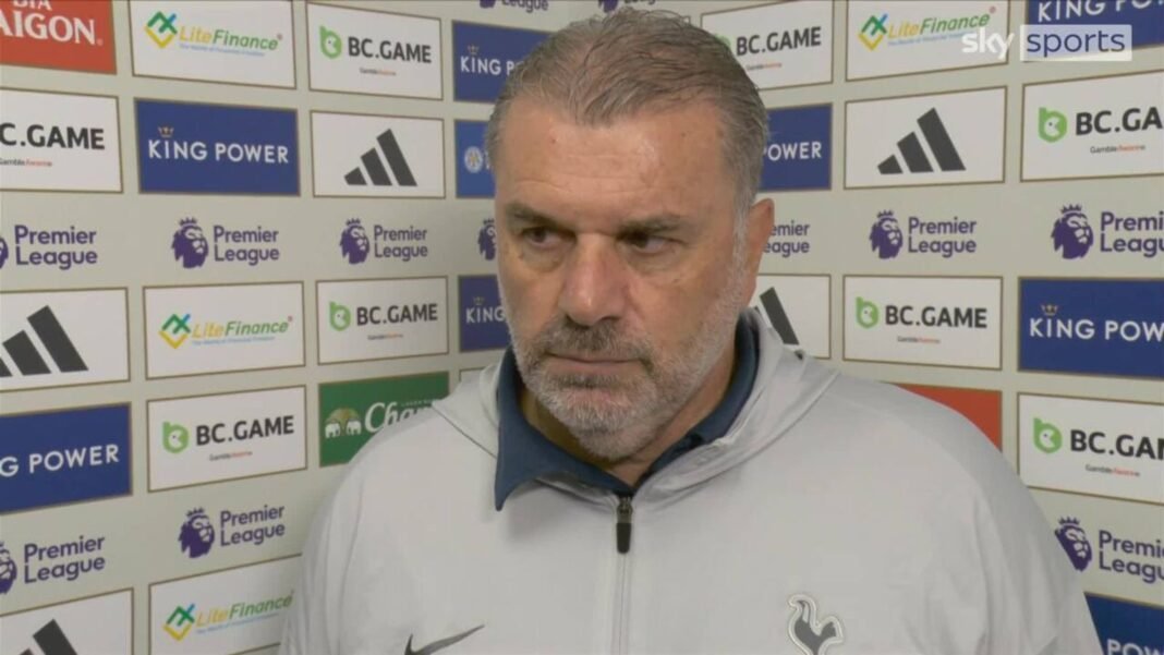 Ange Postecoglou disappointed by wasteful Spurs | ‘We lost our composure” | Football News | Sky Sports