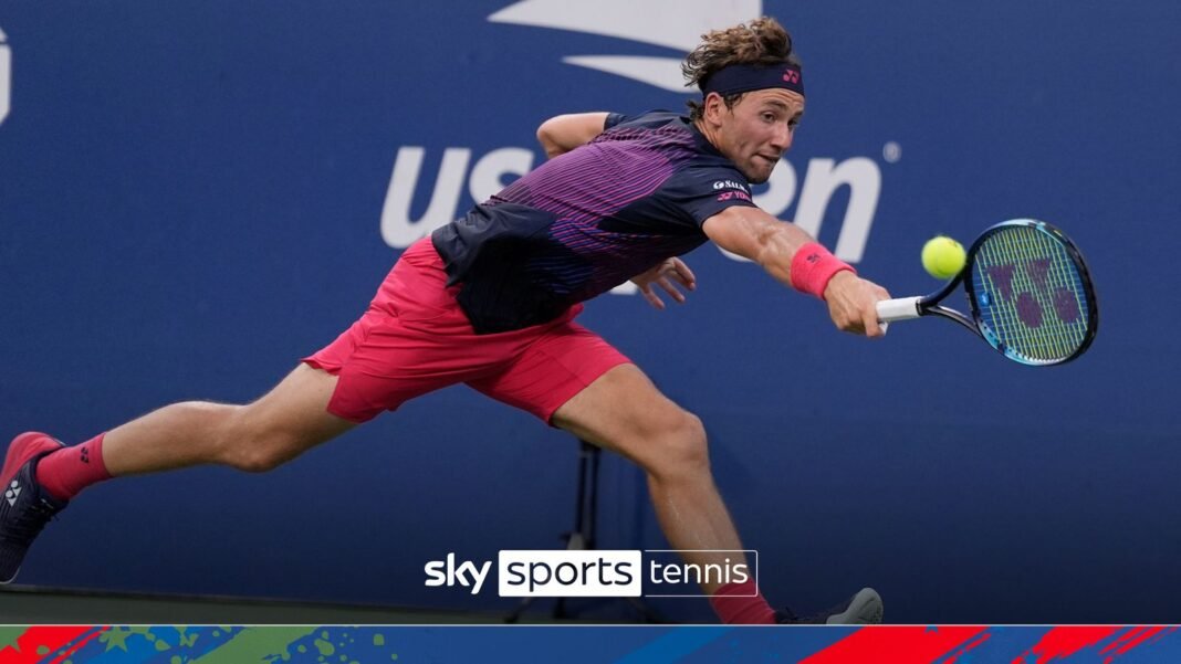 Point of the tournament? Casper Ruud wins amazing rally in tie-break! | Tennis News | Sky Sports