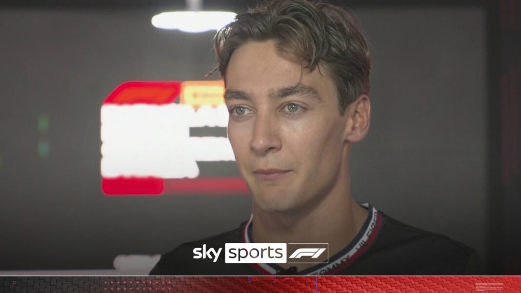 ‘Not the most productive Friday!’ | George Russell reflects on challenging day | F1 News | Sky Sports