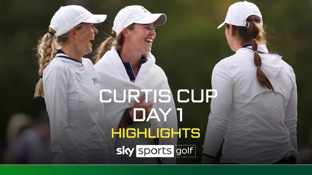 Sara Byrne magic pulls GB and Ireland level in Curtis Cup | Golf News | Sky Sports