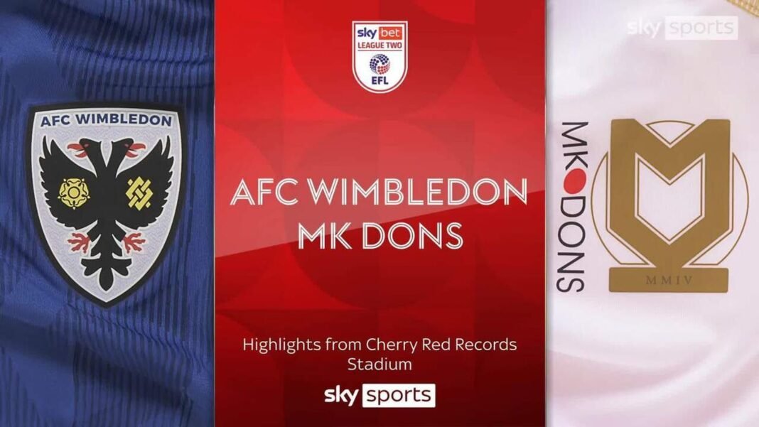 AFC Wimbledon 3-0 MK Dons | League Two highlights | Football News | Sky Sports