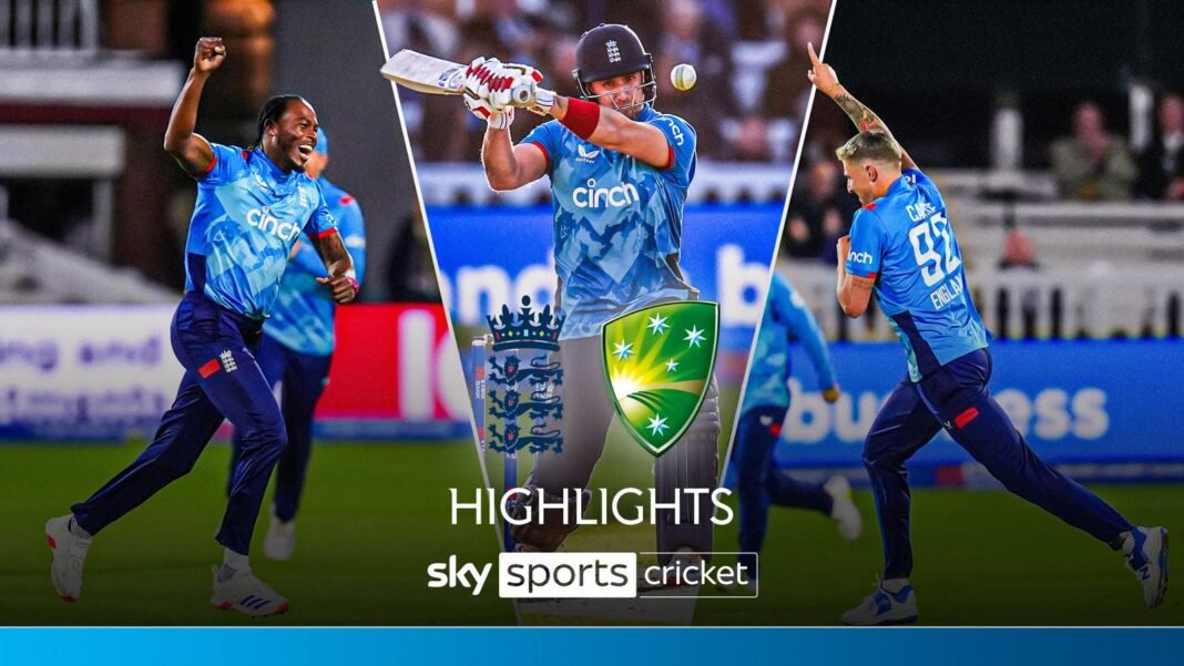 Liam Livingstone lights up Lord’s! | England v Australia 4th ODI highlights | Cricket News | Sky Sports
