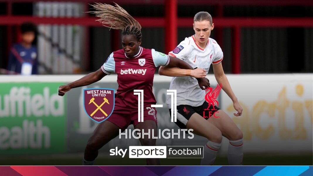 West Ham 1-1 Liverpool | WSL highlights | Football News | Sky Sports
