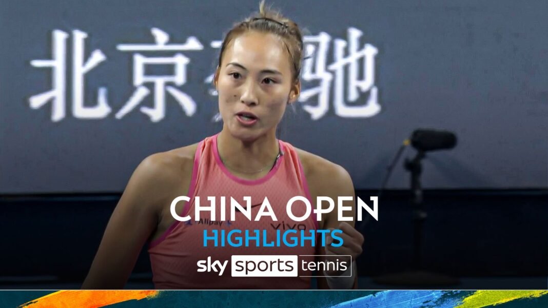 Zheng through to China Open quarter-finals for first time | Tennis News | Sky Sports