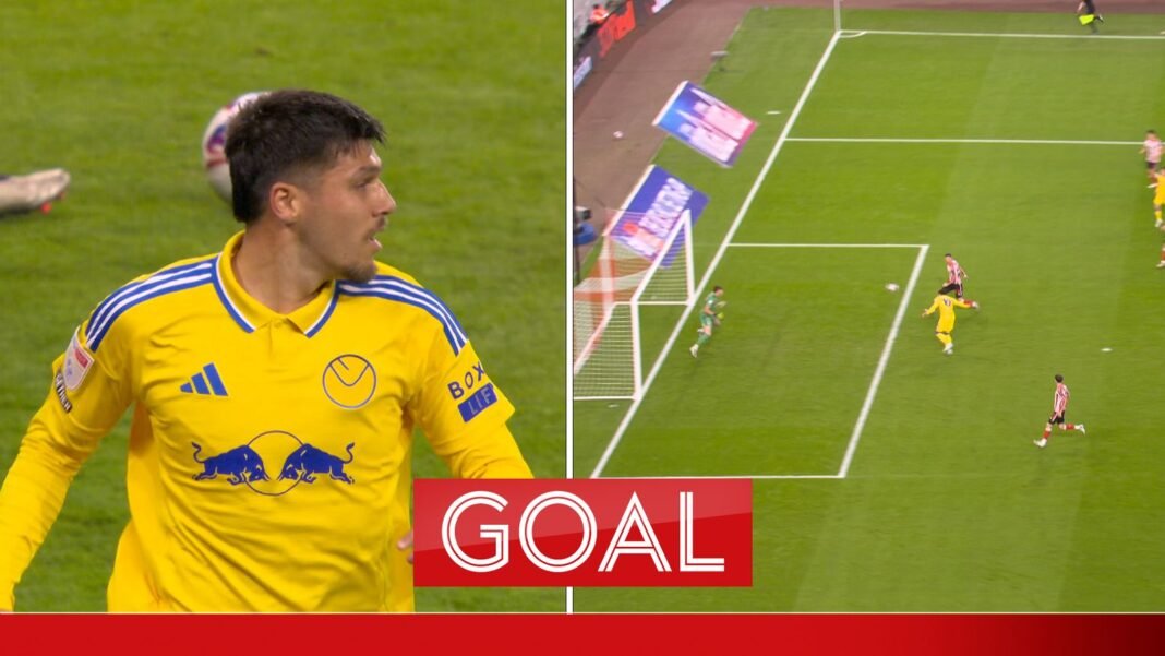 Sunderland vs Leeds: Joel Piroe heads Leeds level | Football News | Sky Sports