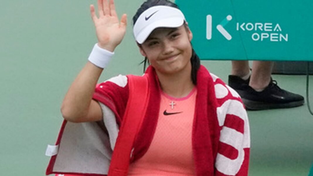 Former US Open champion injured her foot in Korea last month during quarter-final against…