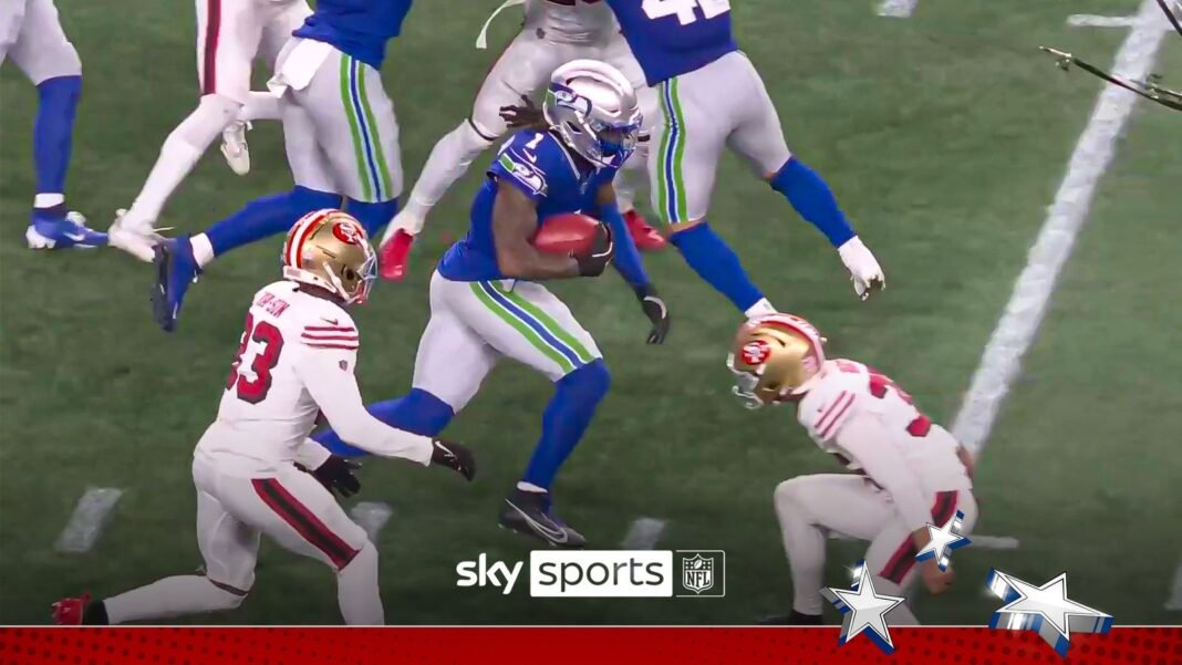 Seattle Seahawks wide receiver Laviska Shenault Jrs 97-YARD touchdown on a kick-off return sends…