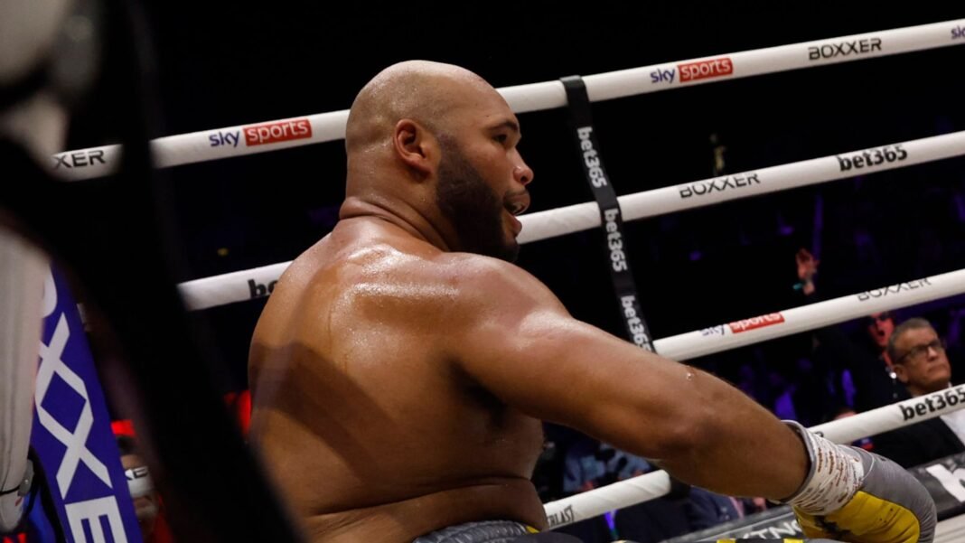 Heavyweight rematch ends in first round as Fabio Wardley knocks out Frazer Clarke; Watch…