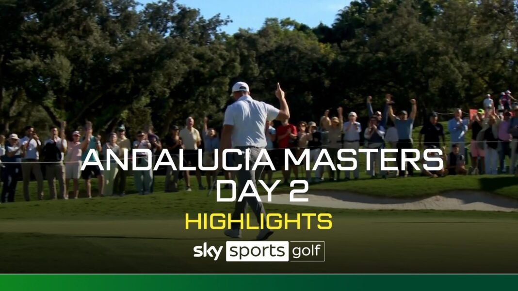 Highlights from the second round of the Andalucia Masters from Sotogrande, Spain.”