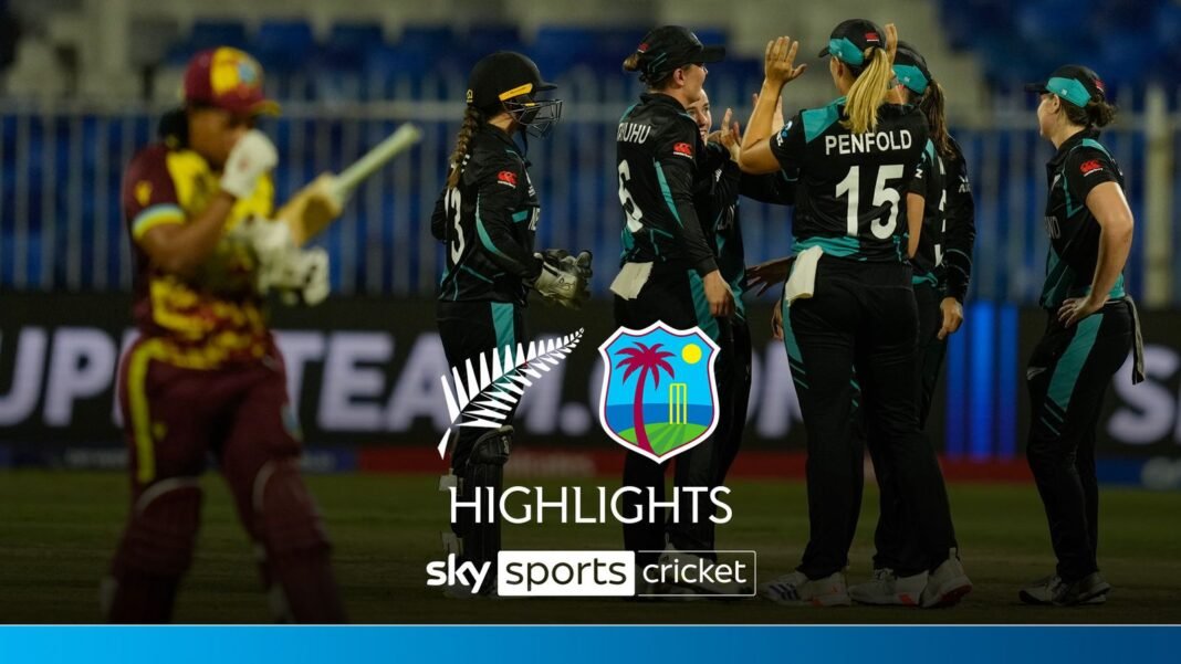 Highlights of New Zealand up against West Indies in the T20 World Cup semi-final.…