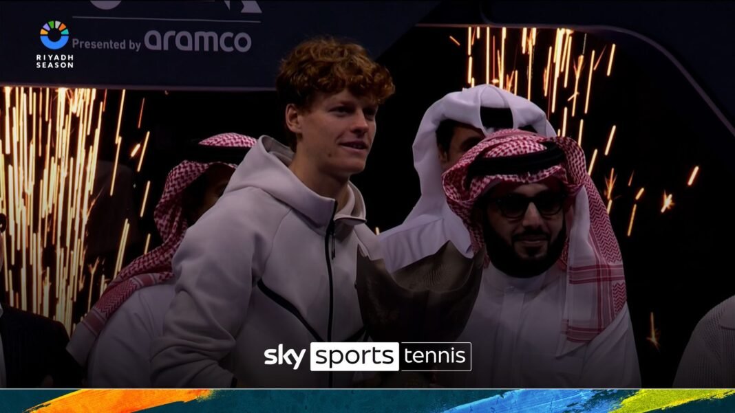 Jannik Sinner reflects on his match with Carlos Alcaraz and becoming the inaugural Six…