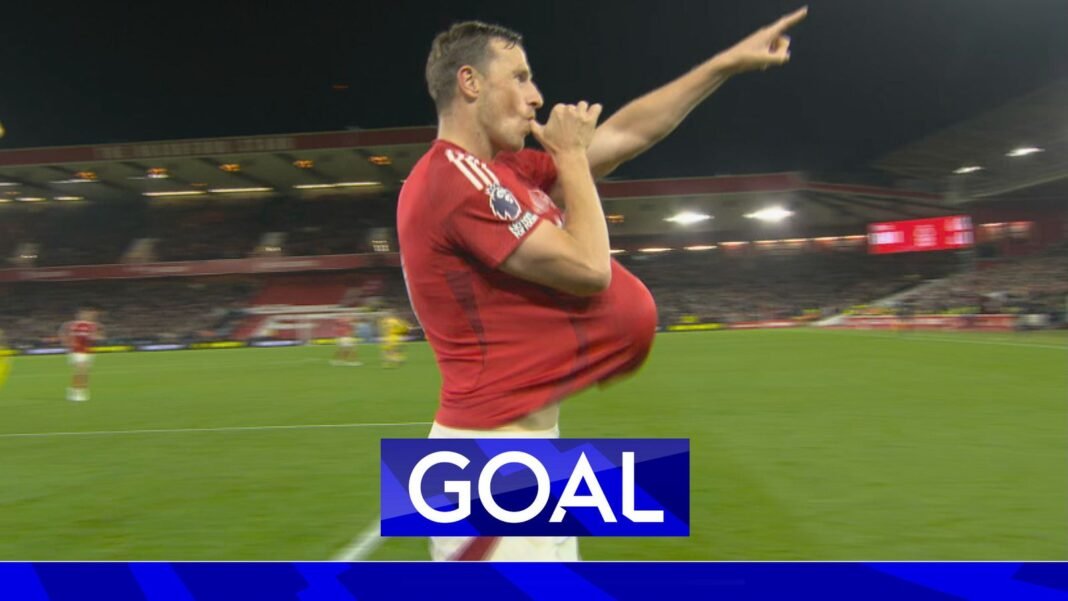 Chris Wood opens the scoring for Nottingham Forest!”