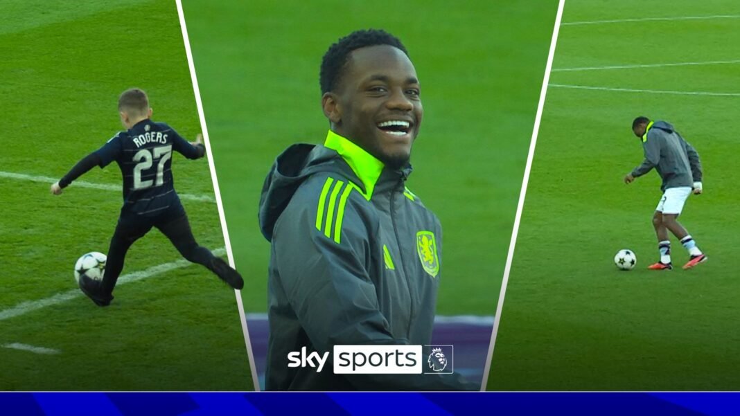 During half-time at Villa Park, Aston Villa striker Jhon Duran showed off his kind…