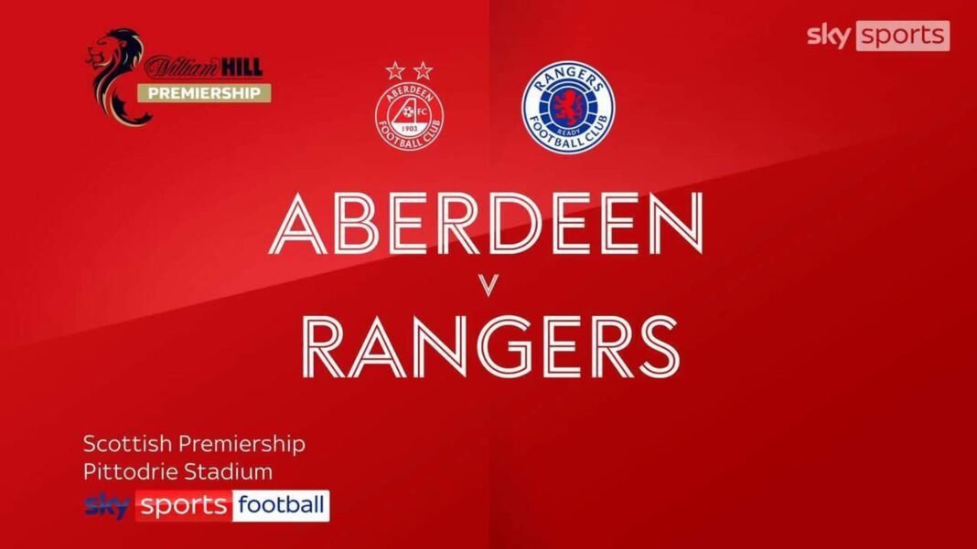 Watch highlights from the Scottish Premiership match between Aberdeen and Rangers. “