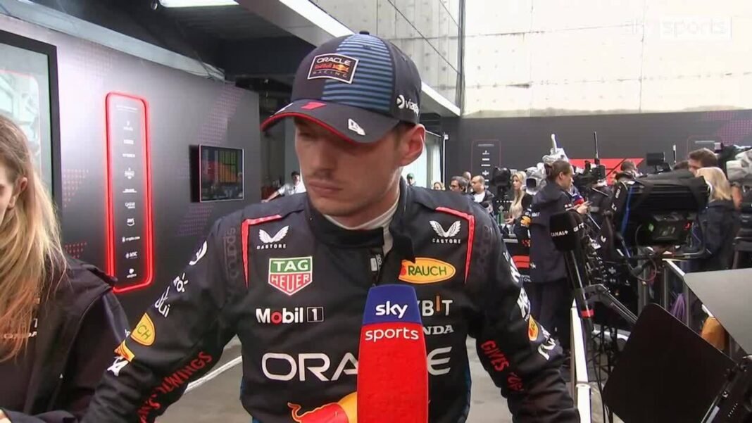 Max Verstappen questioned why red flags arent raised faster after he failed to qualify…