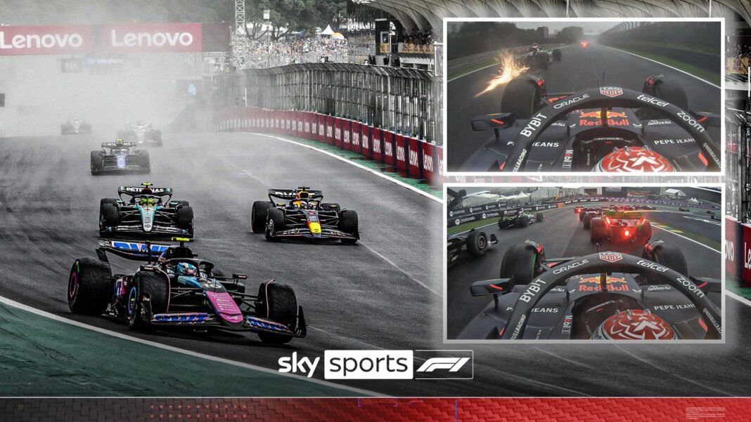 Max Verstappen completed a stunning opening lap at the Sao Paulo Grand Prix, making…