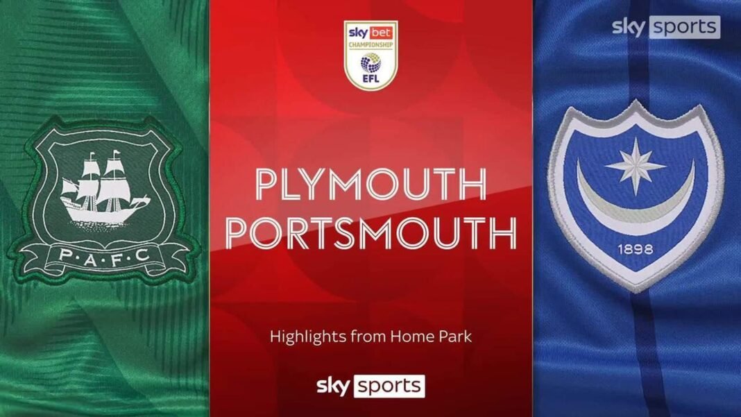 Watch highlights of the Sky Bet Championship match between Plymouth Argyle and Portsmouth.”