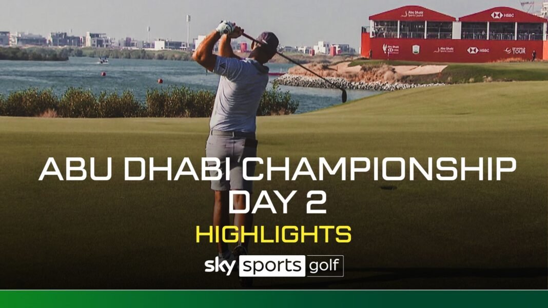 Highlights from Day Two of the Abu Dhabi HSBC Championship where Paul Waring hit…
